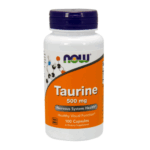 Taurina 500mg - 100 capsulas / Now