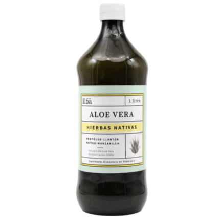 Aloe Vera Hierbas Nativas Gel - 1l / Del Alba