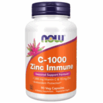 Vitamina C 1000 Zinc Inmune - 90 capsulas / Now