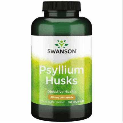 Psyllium Husk 610mg - 100 capsulas / Swanson