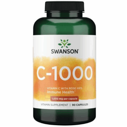 Vitamina C con Rosa Mosqueta 1000mg - 90 capsulas / Swanson