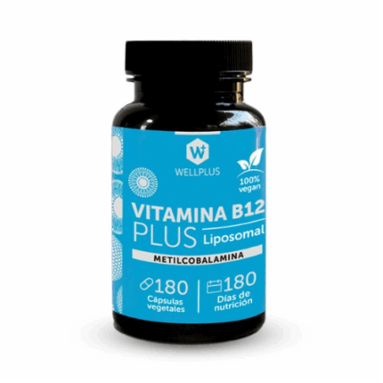 Vitamina B12 Plus - 180 capsulas / Wellplus