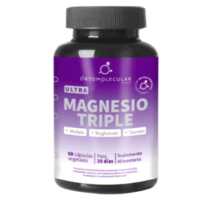 Ultra Magnesio Triple - 60 capsulas / Ortomolecular