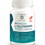 L-Glutamina Pure - 150 Capsulas / Wellplus