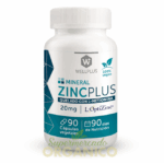 Zinc Plus Quelado 20mg - 90 capsulas / Wellplus