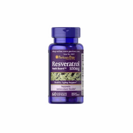Resveratrol 100mg - 60 softgels / Puritan’s Pride