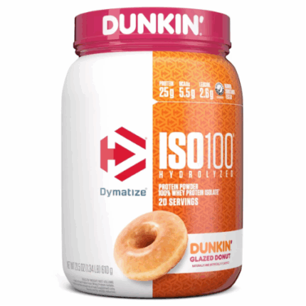 Whey Protein ISO100 Hidrolizada Glazed Donut – 610g / Dymatize