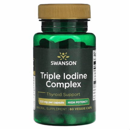Triple Yodo Complex 12.5mg - 60 capsulas / Swanson