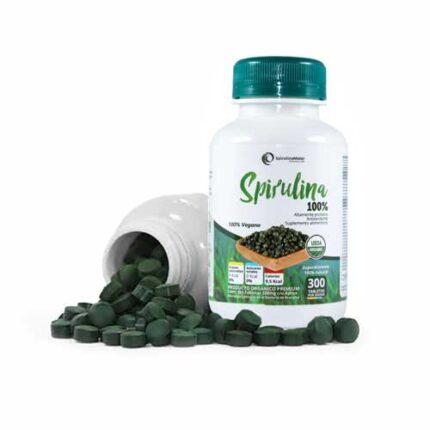 Spirulina  100%  300 tabletas Spirulina mater