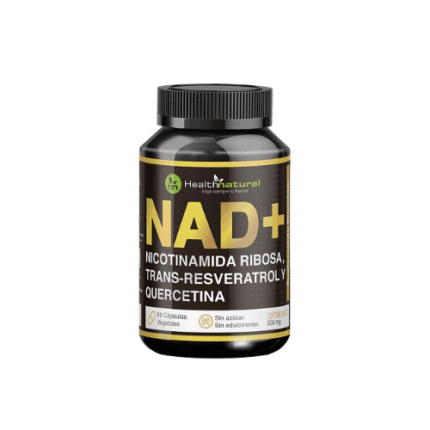 NAD Quercetina Resveratrol 500mg - 60 caps / Health Natural