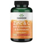 Zinc + Vitamina C Elderberry Echinacea - 200 pastillas / Swanson
