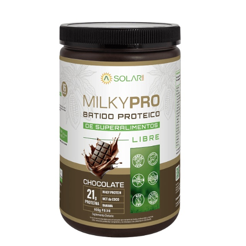 a2ecf5ba-437f-4c9e-a6ab-0251e57e6d74.png MilkyPro Whey Protein Chocolate - 600g / Aquasolar - Imagen 1