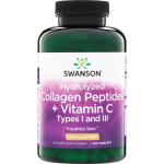 Colageno Hidrolizado + Vit C Tipo I y III - 250 tabs / Swanson