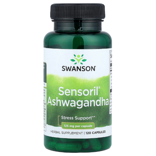 34ab1d29-cd75-4175-86e9-61d202f16a1d.png Sensoril Ashwagandha 125mg - 120 caps / Swanson - Imagen 1