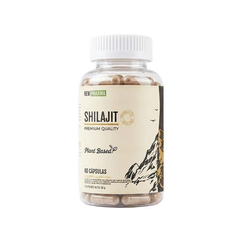 1ac6bd96-61c9-4dca-825a-530b657803f2.png Shilajit - 60 caps / New Pharma - Imagen 1
