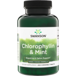Clorofilina y Menta - 500 tabletas masticables / Swanson